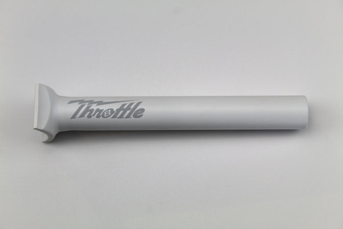 Throttle Pivotal BMX Seatpost - 200mm - Matte White Ano