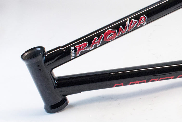 Thick Rhonda BMX Frame - Gloss Black