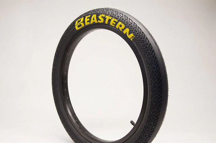 Squealer 20" BMX Tire - Black-Yellow