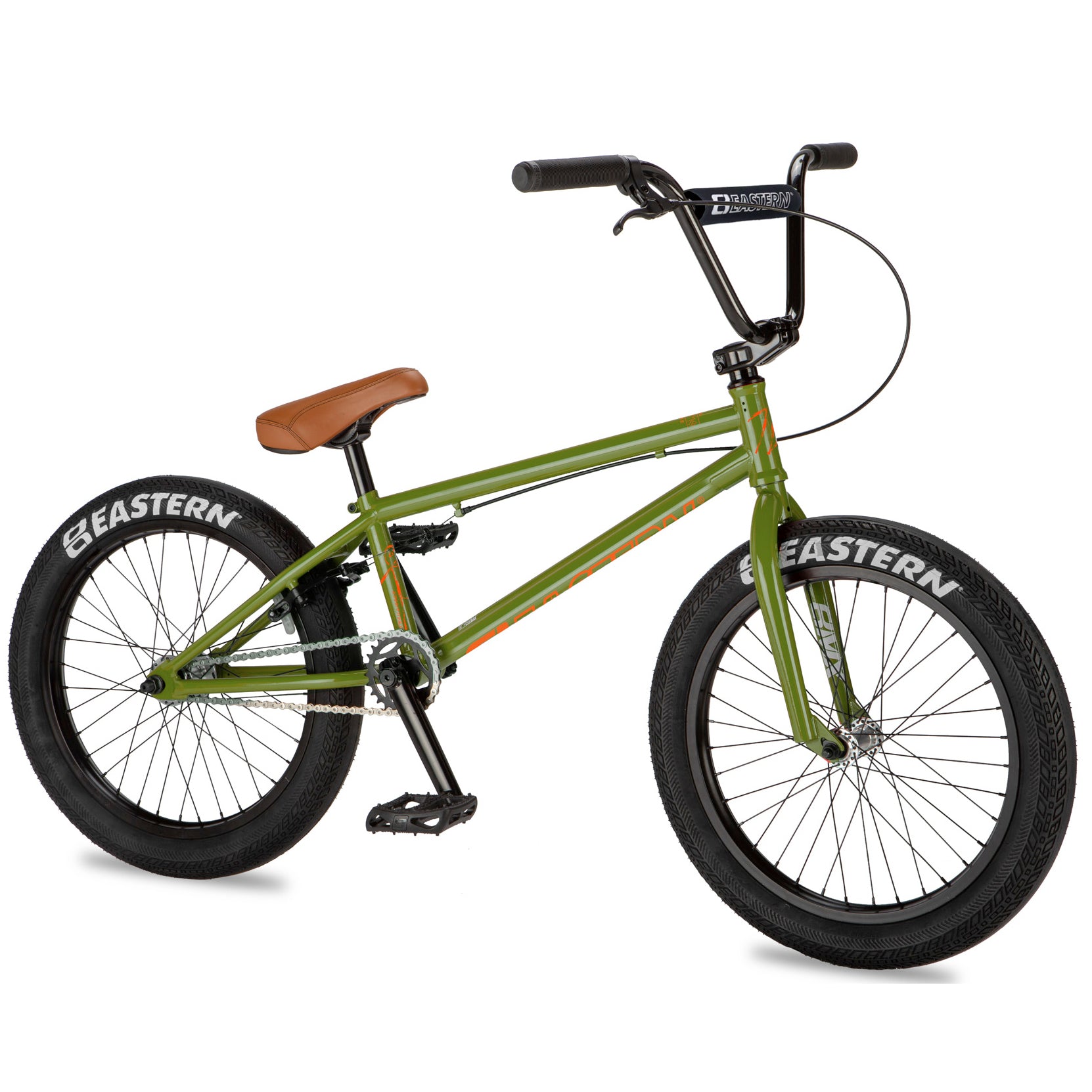 Eastern Bikes 20inch BMX Bike - Black With Camo Green Seat - Perfect Beginner Bike