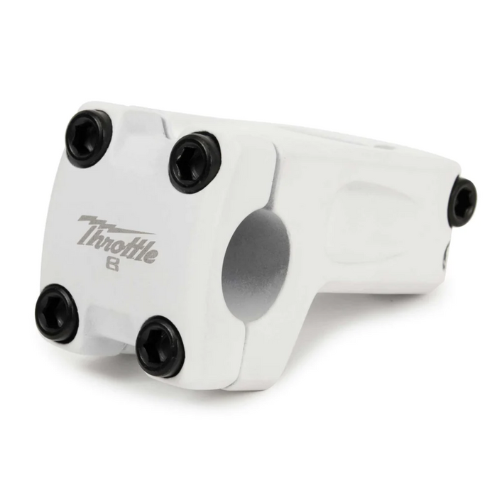 Throttle Frontload BMX Stem - Matte White